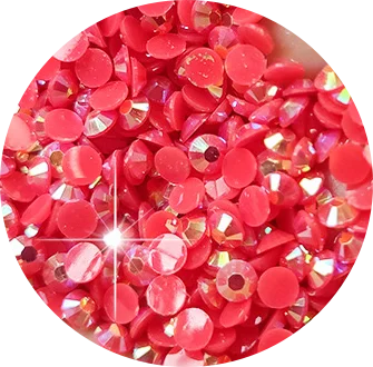 Hot Selling ABcolor 3mm Flat Back Crystal Rhinestone With Multiple Color Options, Circular Resin Rhinestone Nail Diamond Jewelry