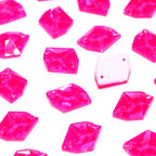 K9 High Quality Neon Fuchsia Series Sew on Glass Sewing Stone Crystal Rhinestones for Dancing Gament Decoration