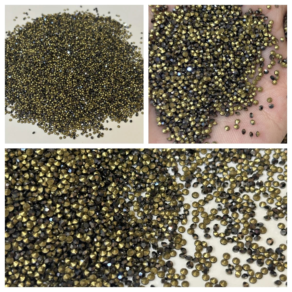 Wholesale SS4 Pointed Bottom Glass Rhinestone DIY Nail Decorations Accessories Crystal Diamond Chaton Rhinestones