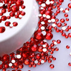 Wholesale Custom Ss4-ss20 Mix Size Rhinestone Non Hotfix Flat Back Rhinestones Bulk Crystal for Nair Art Decoration