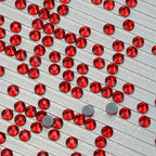 Wholesale Custom Christmas Crystal AB Brown Red Green Rhinestones Hotfix Glass Cristal Rhinestone for Clothes Accessories