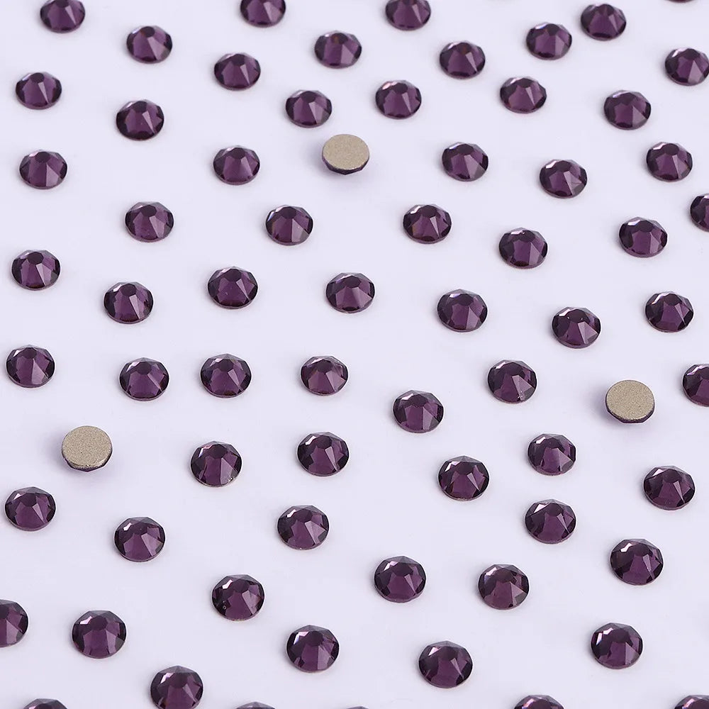 Sparkling Nail Art 2088 16 Cut 8 Big 8 Small Facets Glass Non Hot Fix Rhinestone for Rhinestone Shoes Sneaker