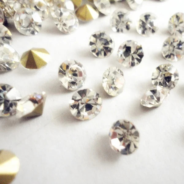 Wholesale Hot Fixed Bulk Rhinestones Multifunctional Pointed Base Rhinestone Decoration