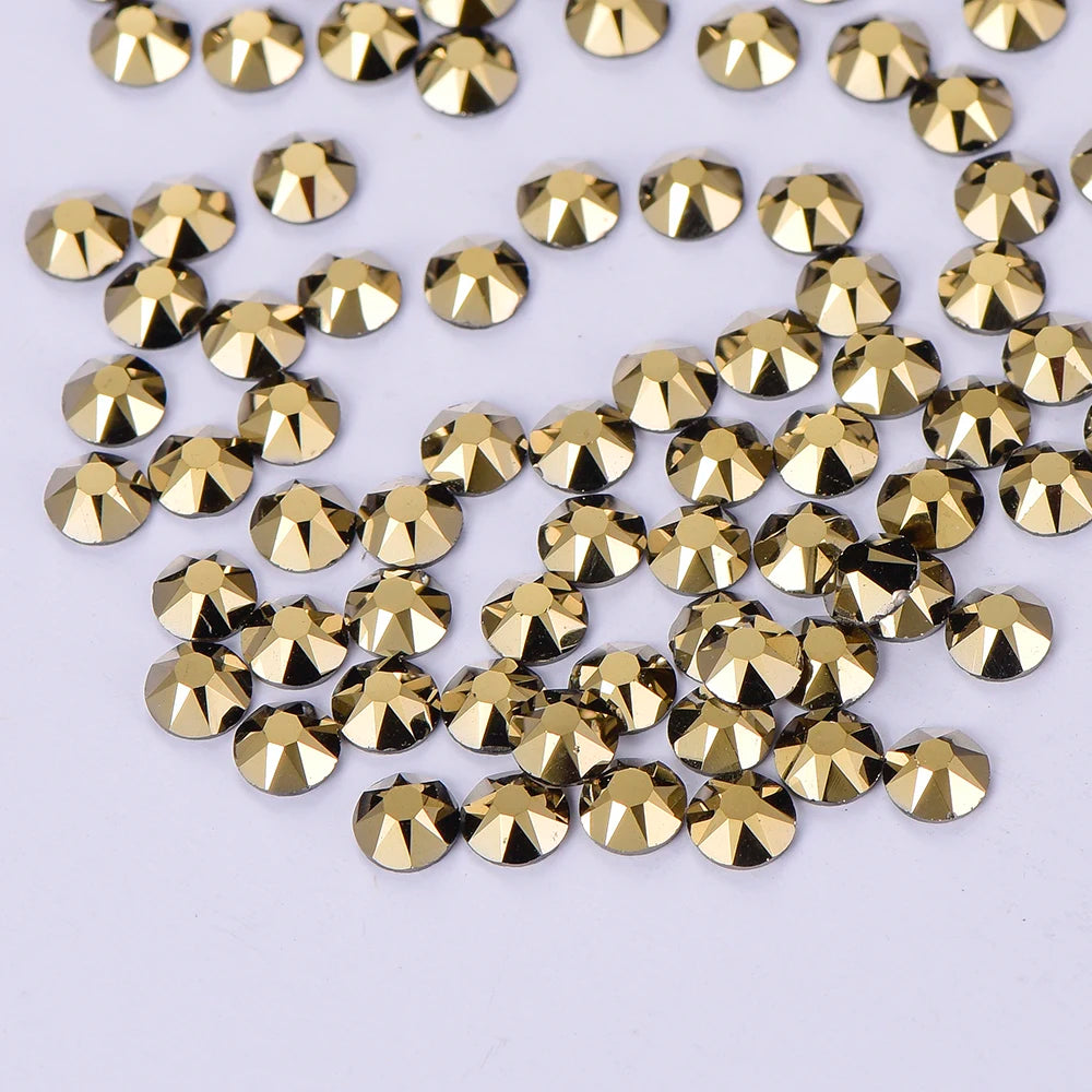 Sparkling Nail Art 2088 16 Cut 8 Big 8 Small Facets Glass Non Hot Fix Rhinestone for Rhinestone Shoes Sneaker