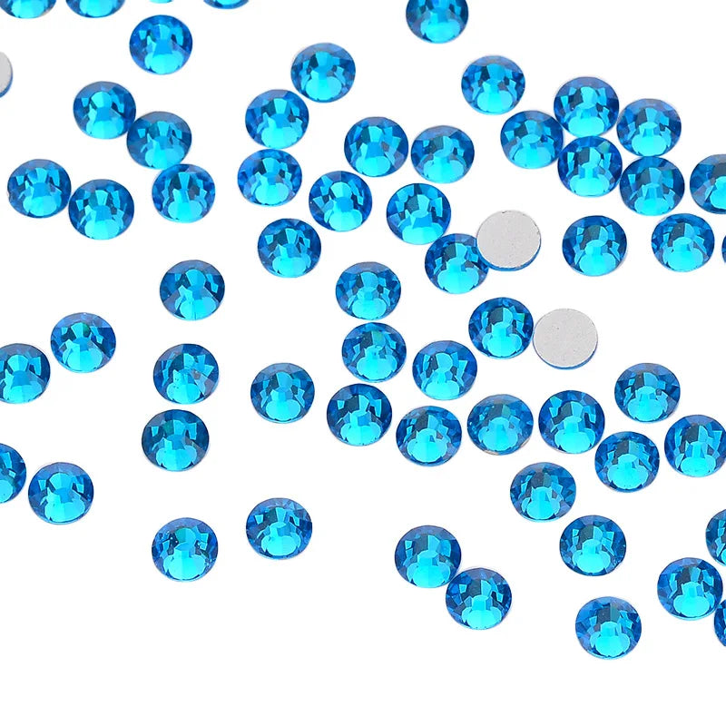 VDD 163 for Magic Green SS4-SS30 Glass Rhinestones Crystal Flatback Strass Glitter Stones for DIY Nail Art & Bag Decorations
