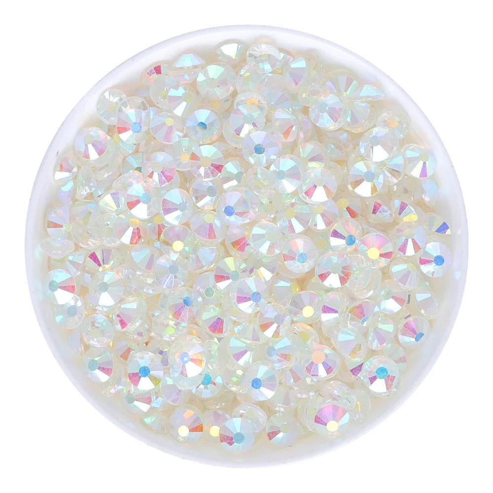 QIYI  SS30-SS60 1130-1187 14400pcs Non Hot Fix Flat Back Factory Wholesale High Quality Durable Glass Rhinestones for Girls