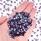 Wholesale Flat Back Hotfix Glass Crystal Rhinestone Round Hotfix Crystal Stone Delicate for Clothing Accessories