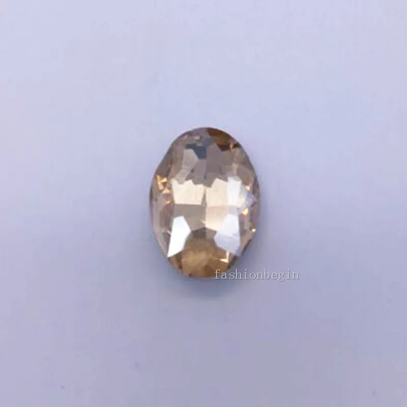 All-size Oval pointback crystal glass rhinestones diamantes fancy stones beads for shoes,bag,clothes, craft DIY jewelry material