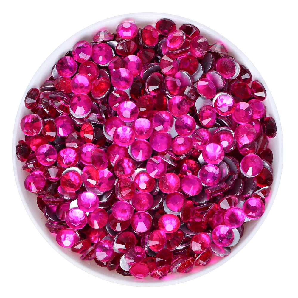 QIYI SS10-SS20 1130-1187 14400pcs Non Hot Fix Factory Direct Wholesale High Quality Durable Glass Crystal Rhinestones for Girls