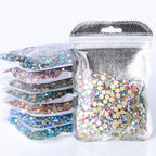 Top Quality 2088 Crystal Glass Rhinestones 16 Cut Facets Round Flatback Diamond Strass AB in Bulk Stones for Cloth Tumbler