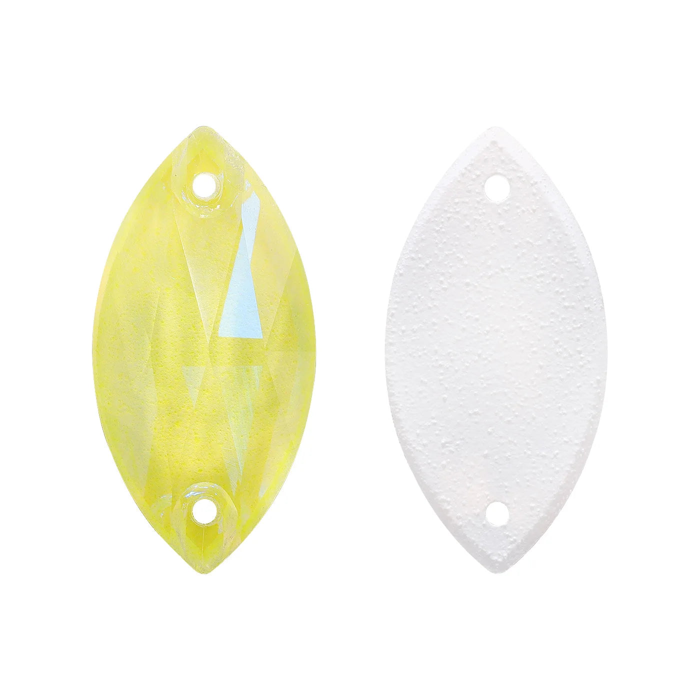 Wholesale Navette 55 Colors Shimmer Sew-on Rhinestones Horse Eye Glass Gems Clothing Flatback Sewing Stones for Jewelry Cloth