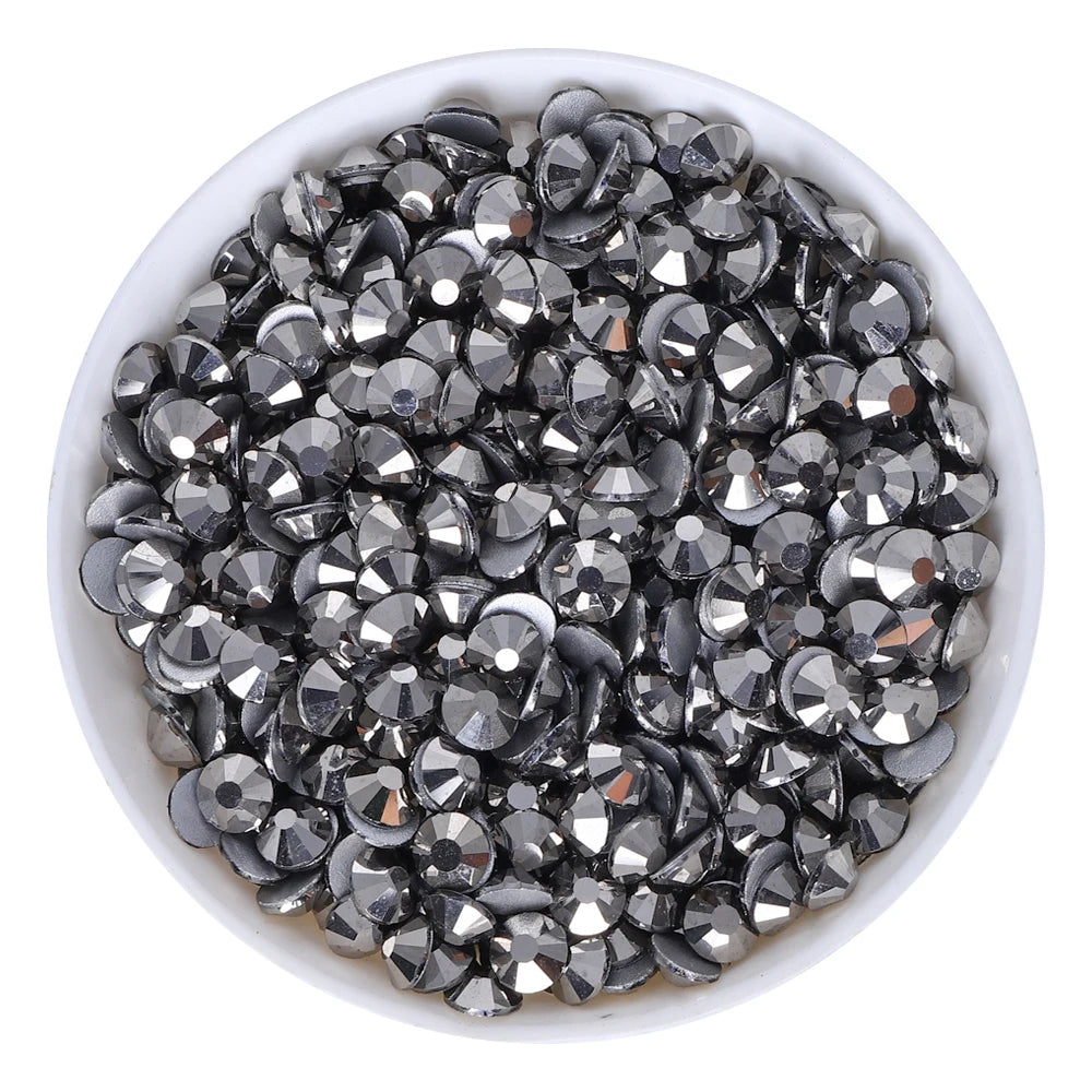 QIYI SS10-SS20 1130-1187 14400pcs Non Hot Fix Factory Direct Wholesale High Quality Durable Glass Crystal Rhinestones for Girls
