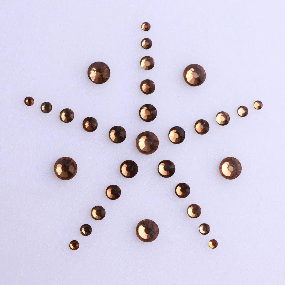 QIYI Factory Wholesale Mixed Size Ss4-ss20 Bling Crystal Rhinestones Bulk for Decorative Nail Art