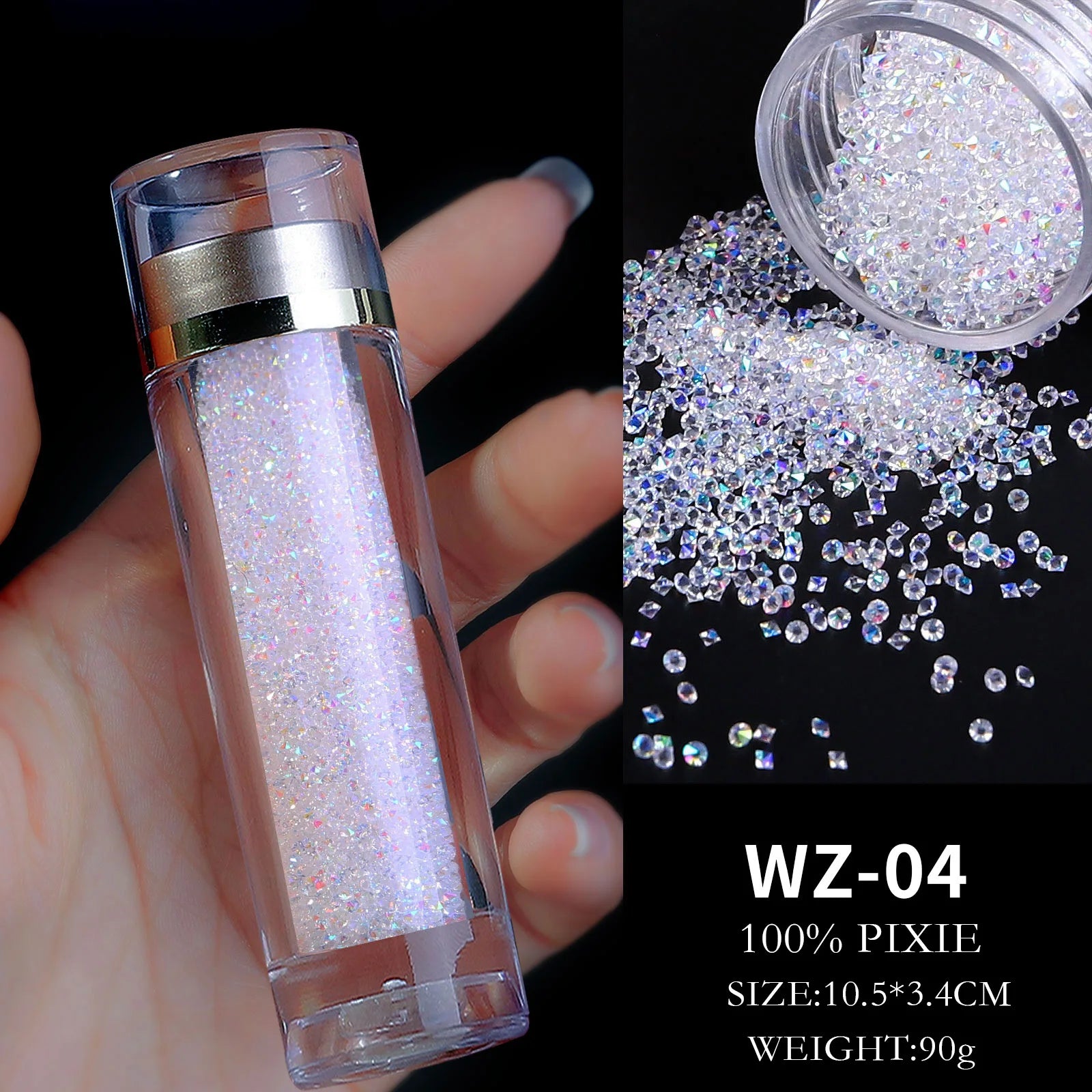 Hot Selling Nail Art Crystals Rhinestones High Quality Bulk Resin Crystals Nails Rhinestones
