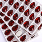 K9 High Quality Red Series Sew on Glass Sewing Stone Crystal Rhinestones for Dancing Gament Decoration