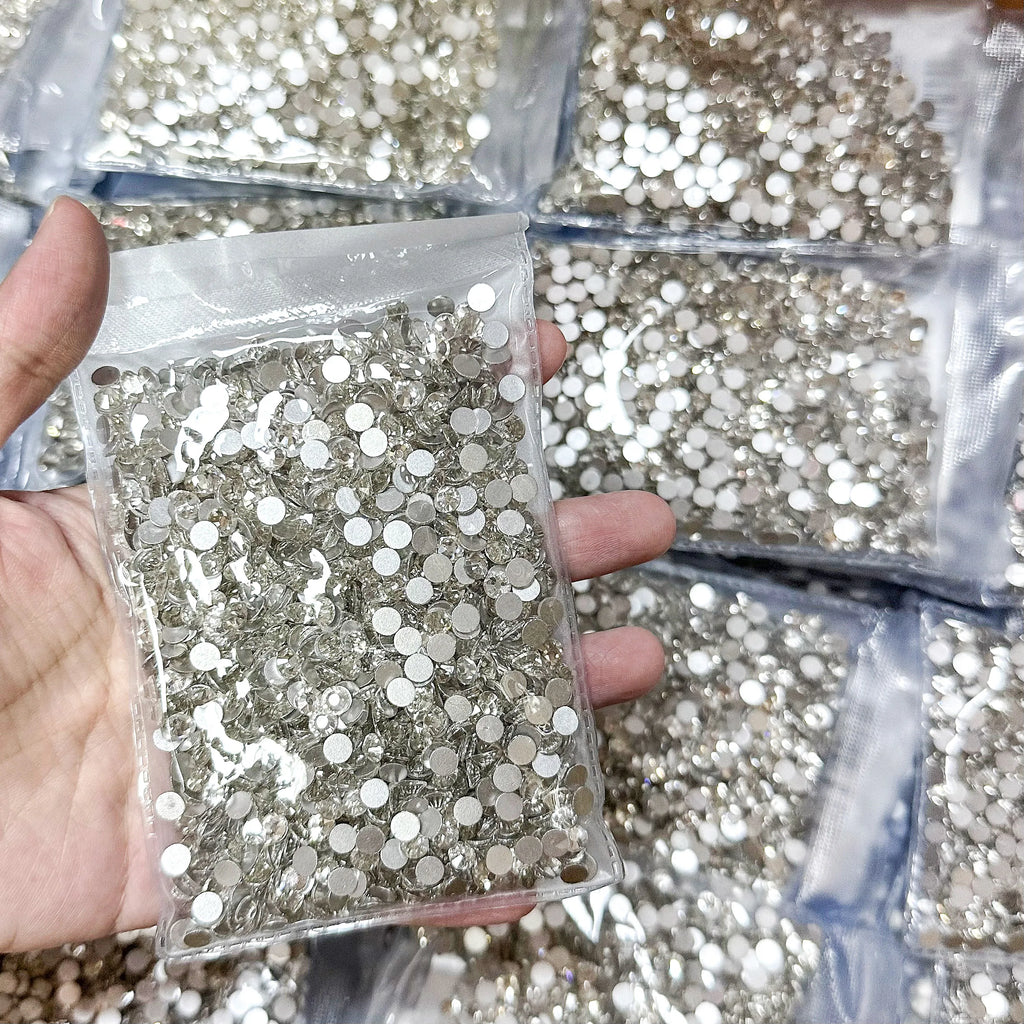 QIYI Latest Fashion Popular Style SS3-SS20 1001-1129 Colors Non Hot Fix High Quality Durable Glass Crystal Rhinestones for Shoes