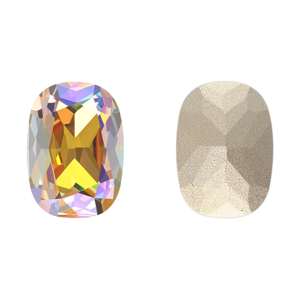 Latest Fashion Design Classical Rectangle for Fancy Stone High Quality Grade AAAAAA K9 Glass Point Back Stones 12 Facets