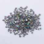 Wholesale Hot Fix Flat Bottomed Jelly Rhinestones Transparent Crystal Rhinestone for Handicrafts