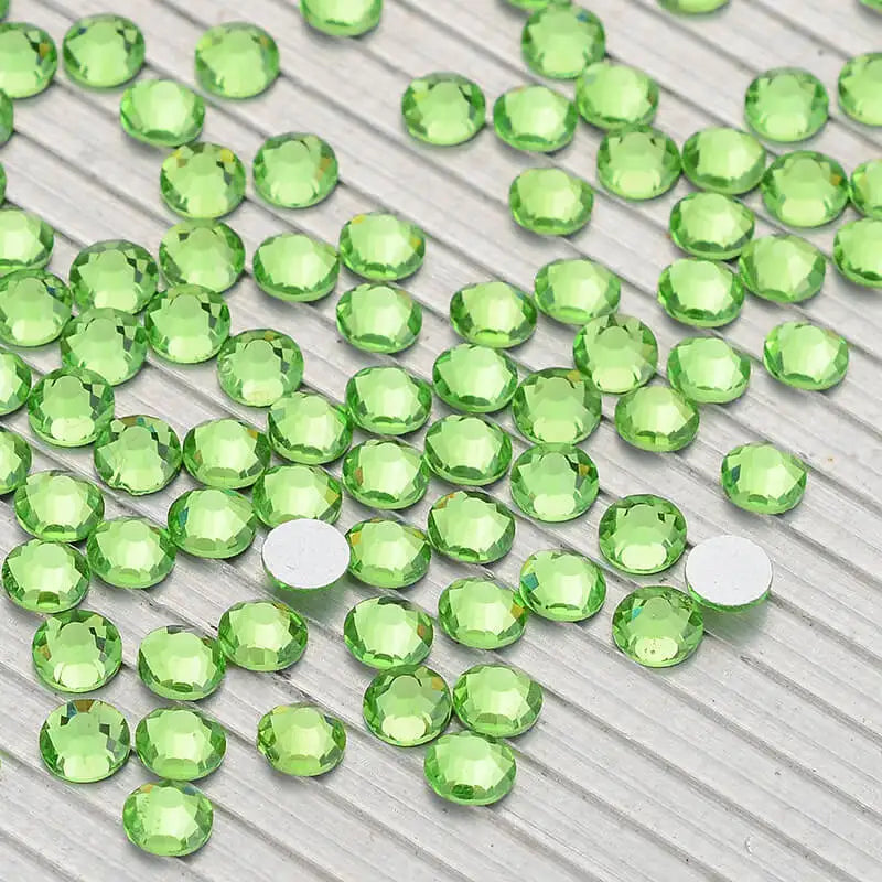 Hot-selling Glass Crystal Rhinestone  Bulk Glitter Non Hotfix Rhinestones for Garment Shoes Decorations