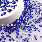 Wholesale Custom Ss4-ss20 Mix Size Rhinestone Non Hotfix Flat Back Rhinestones Bulk Crystal for Nair Art Decoration