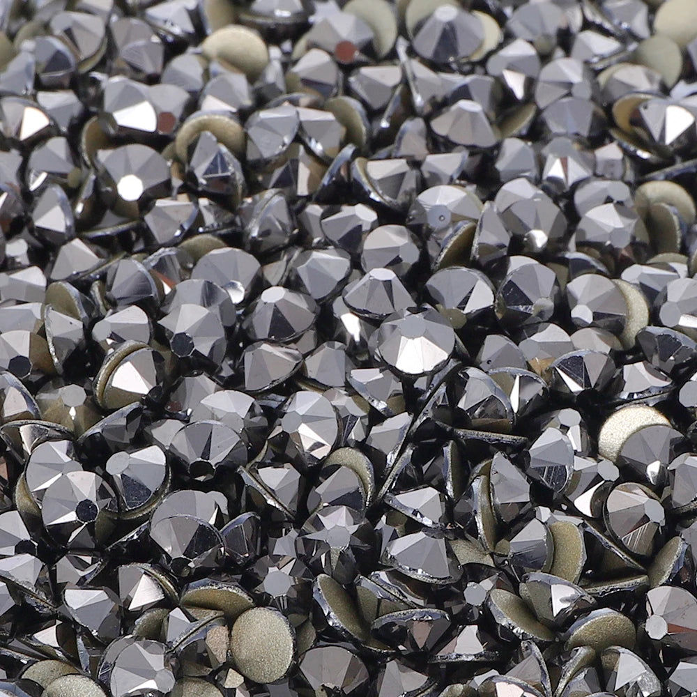 Factory Wholesale Glistening 2088 16 Cut Facets Multi Colors Size Flat Back Golden Bottom High Quality Rhinestone for Garment