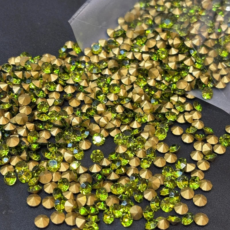 SS28 Round Glass Crystal Loose Rhinestones in Bulk for Bags and Clothing Decoration Rhinestone