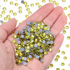 Wholesale Factory Price Qiyi Brand Top Grade 12 Facets Flat Back Hotfix Glass Crystal Rhinestone Delicate Clothing Accessories