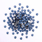 QIYI Silver Back Mocha  Crystal Rhinestones Glass Flat Back Non Hot Fix Crystal AB Rhinestones in Bulk 1201-1209
