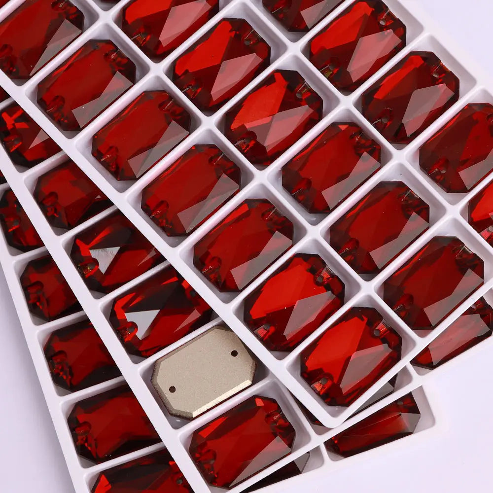 K9 High Quality Red Series Sew on Glass Sewing Stone Crystal Rhinestones for Dancing Gament Decoration