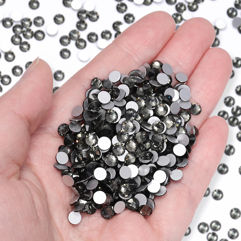 Wholesale 14400pcs/bag Non Hotfix Rhinestones SS6-SS30 Glass Crystal Flatback Regular Cut Rhinestones for Nails Art