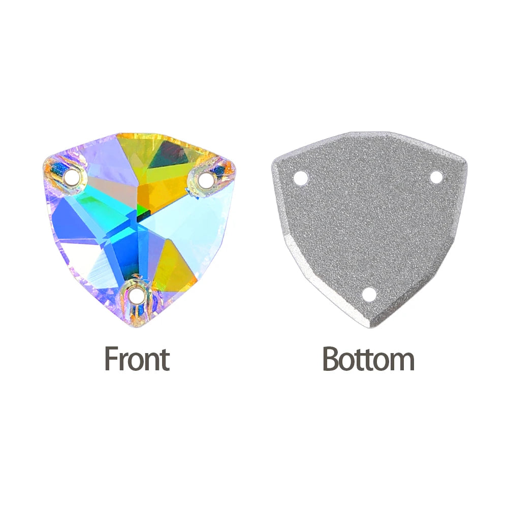 60+ Colors Trillion K9 T Sew-On Crystal Stone Premium Cristal 3272 Rhinestone for Clothes Bags Shoes