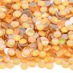 Latest New Colors Luminous Ss3-ss50 Wholesale Non Hotfix Cryatl Opal  Flat Back Crystal  Glass Rhinestones for DIY Gym Clothing