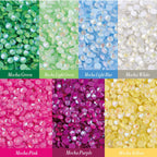 QIYI Wholesale Rhinestones Bulk 6 Grid Box Mocha SS6-SS20 Nail Charms Glass Crystal Manicure Accessories Nail Art