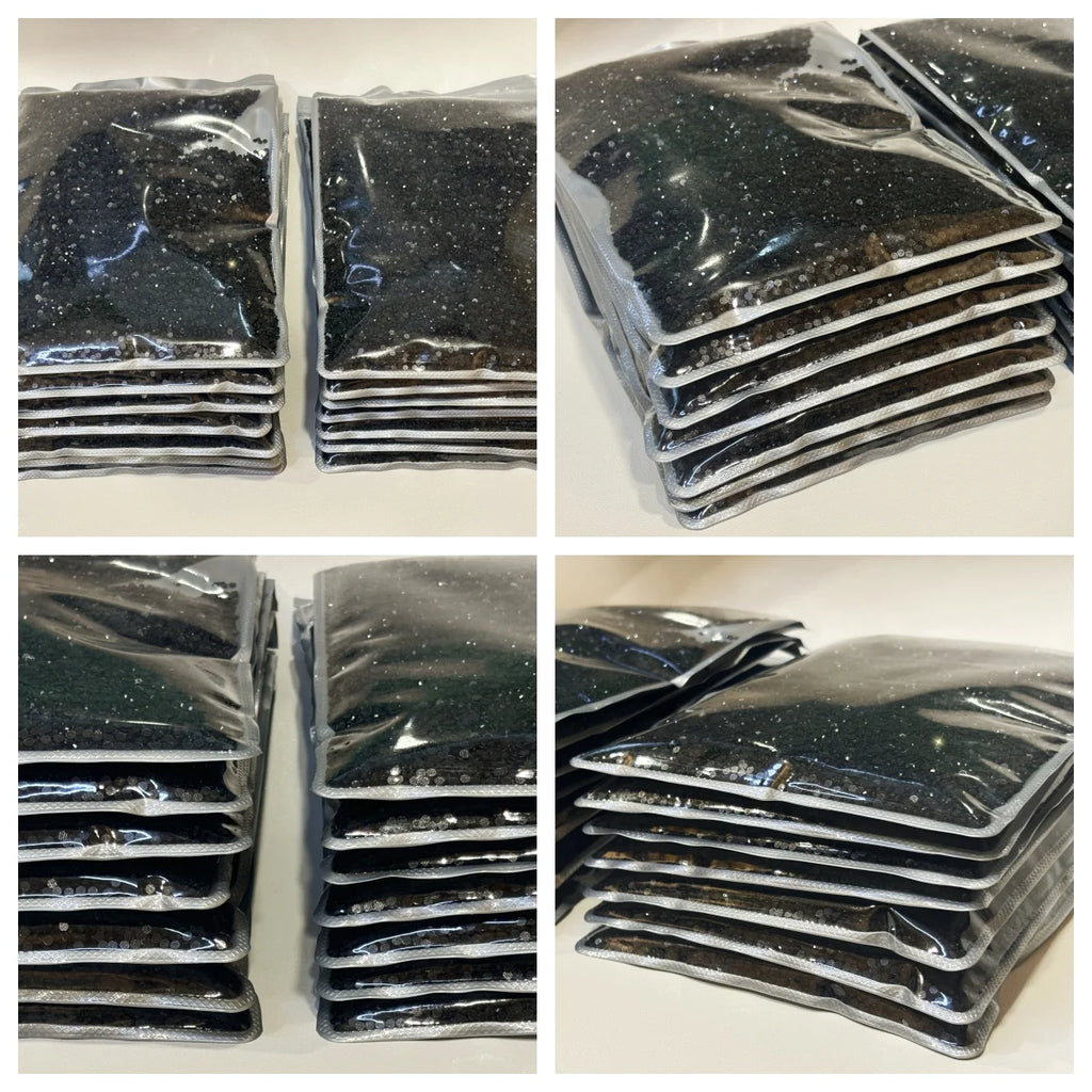 Wholesale Black Flat Back Rhinestone Hot Fix Crystal Materials Factory Direct Rhinestone