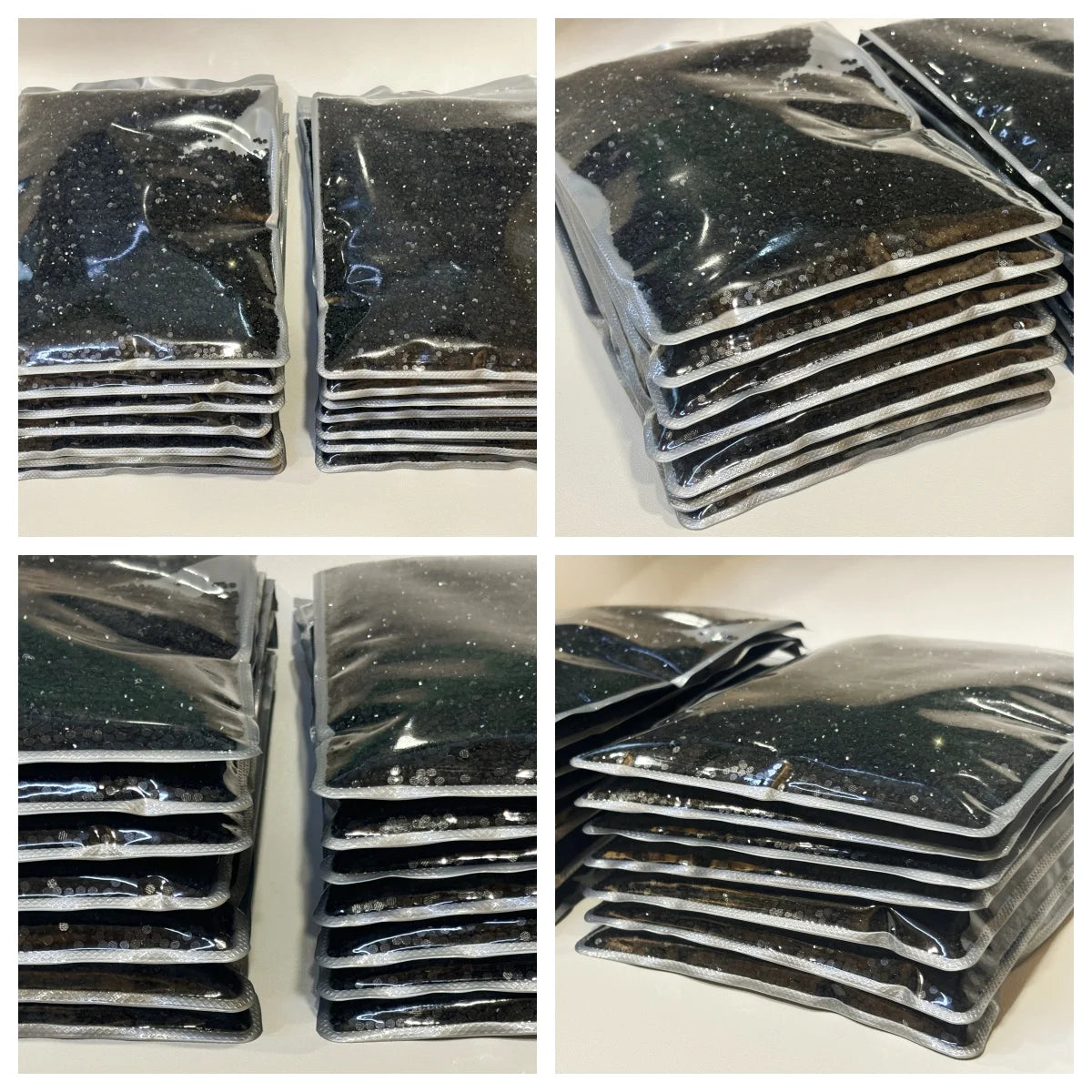 Wholesale Black Flat Back Rhinestone Hot Fix Crystal Materials Factory Direct Rhinestone
