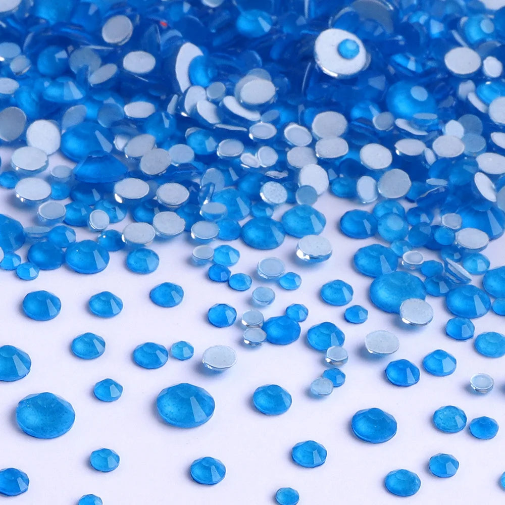 QIYI Wholesale Mixed Size Ss4-ss20 Bling Crystal Rhinestones Bulk for Decorative Nail Art Crafts