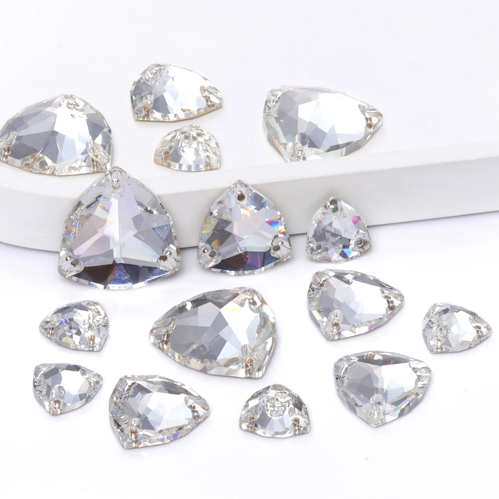 60+ Colors Trillion K9 T Sew-On Crystal Stone Premium Cristal 3272 Rhinestone for Clothes Bags Shoes