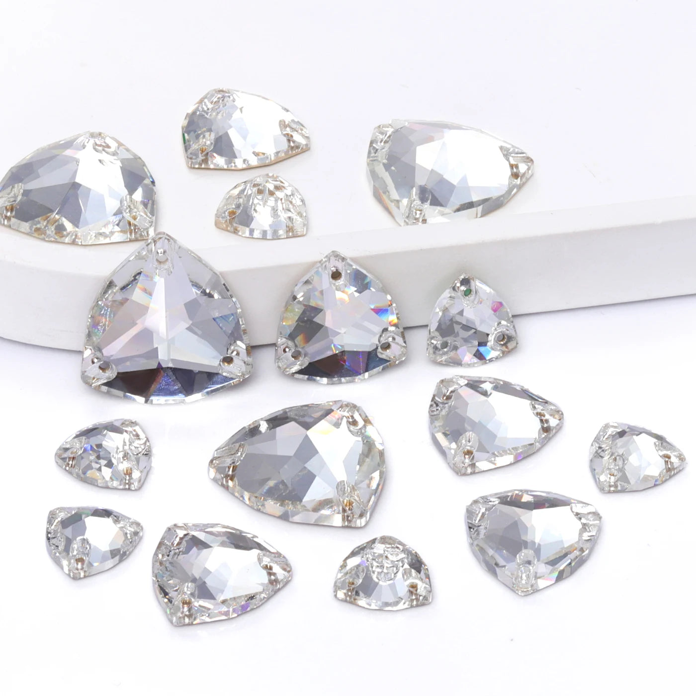 60+ Colors Trillion K9 T Sew-On Crystal Stone Premium Cristal 3272 Rhinestone for Clothes Bags Shoes