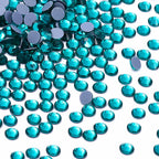 Wholesale Flat Back Hotfix Glass Crystal Rhinestone Round Hotfix Crystal Stone Delicate for Clothing Accessories