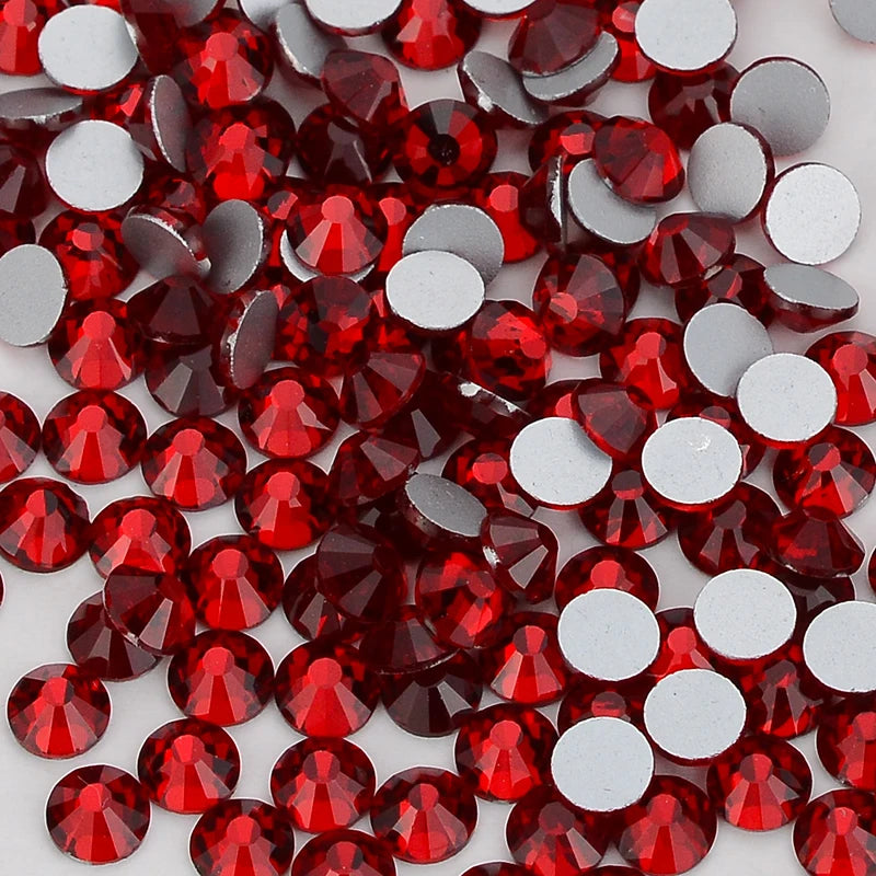 Wholesa 14400PCS Crystal AB Rhinestones Bulk Glass Flatback Non Hotfix Rhinestones Ss10 for Nail Art Garment