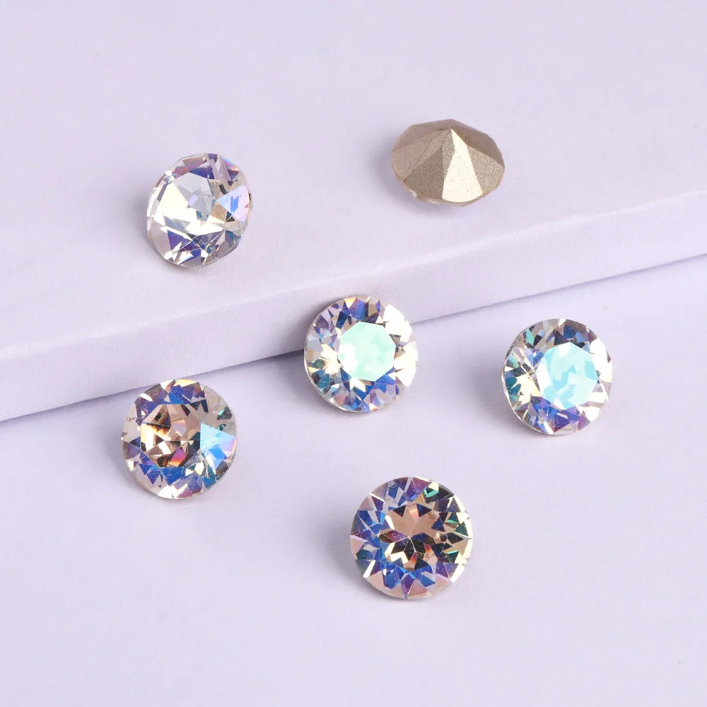 QIYI 2024 New Arrival Factory Wholesale AB Colors Grade AAAAAA Luxury K9 XIRIUS Chaton Pointback Rhinestone for Decoration Cloth