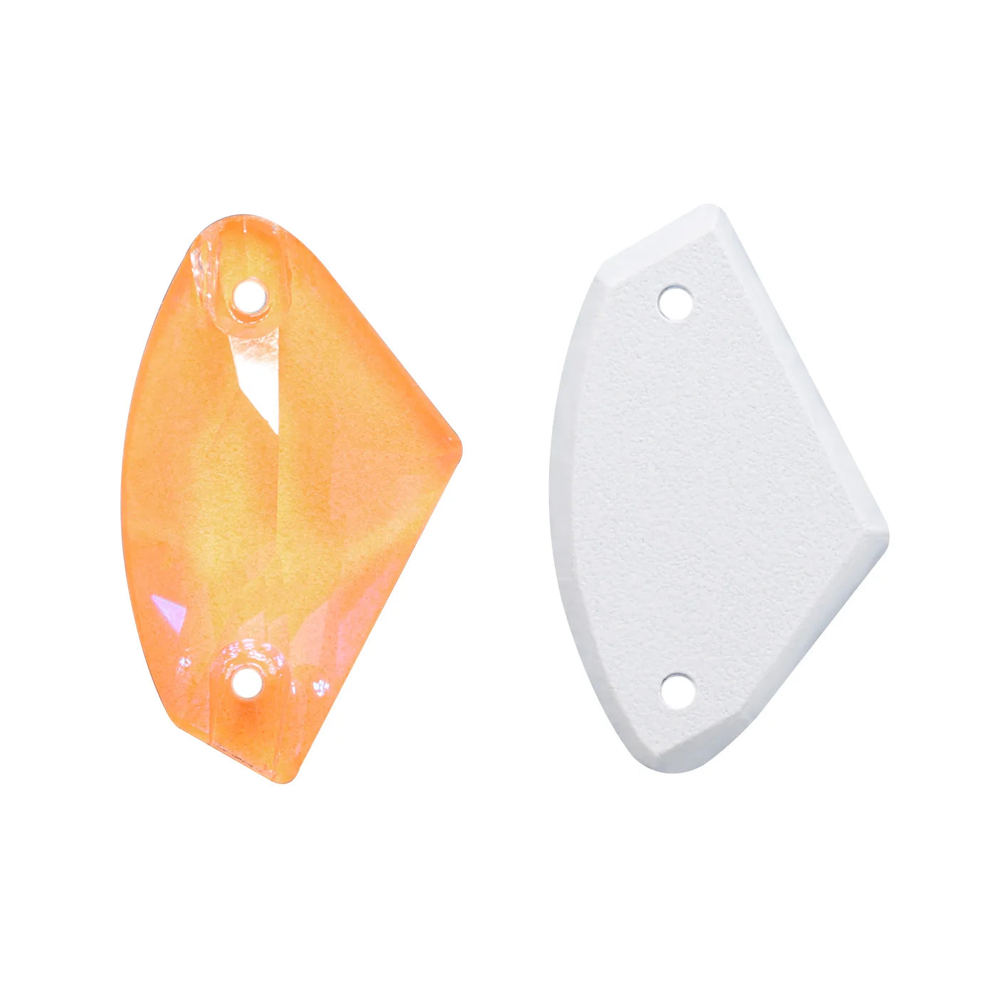 QIYI Neon Colors Galactic High Quality Sew-on Rhinestones Bulk Flatback 2 Holes Sewing  Rhinestone Bling for Jewelry Dress
