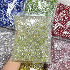 Wholesale 14400pcs Bulk Package Shining Rhinestones Glass AB Crystals Glue on Rhinestones for Car