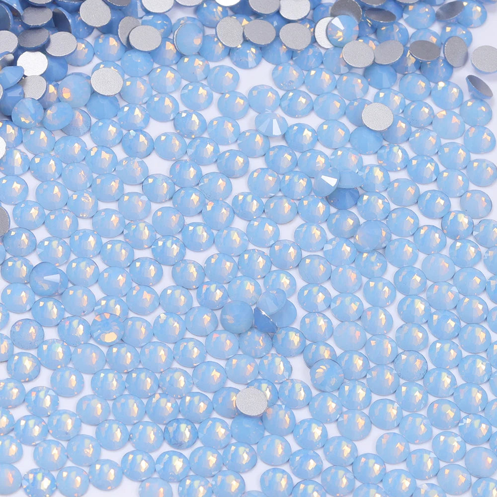 QIYI SS30-SS60 1001-1129 Colors Flat Back Non Hot Fix Durable Latest Fashion Popular Style Glass Crystal Rhinestones for Shoe