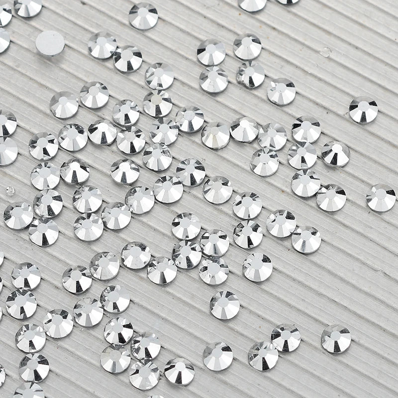 Wholesale Nail Crystals AB Rhinestones Bling SS3-SS50 Non Hot-Fix Diamond Stone Sticker Bulk Glitter for Fashion Jewelry