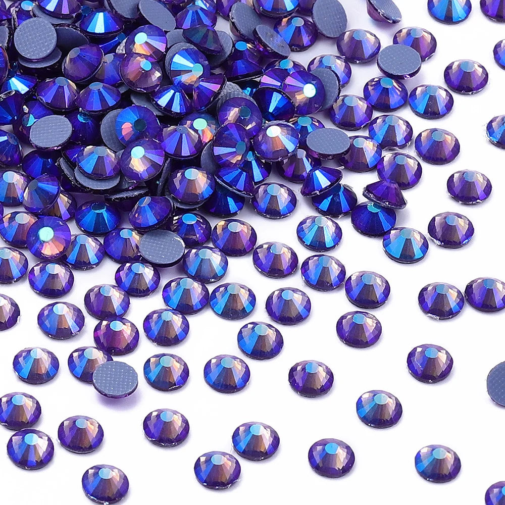 Hotfix Glass Rhinestone Bling Crystal AB Effect High Quality Rhinestones Bulk Crystals Stones Garment Accessories for Clothing