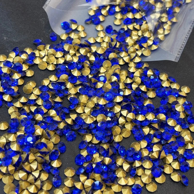 SS28 Round Glass Crystal Loose Rhinestones in Bulk for Bags and Clothing Decoration Rhinestone