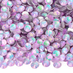 Latest New Colors Luminous Ss3-ss50 Wholesale Non Hotfix Cryatl Opal  Flat Back Crystal  Glass Rhinestones for DIY Gym Clothing