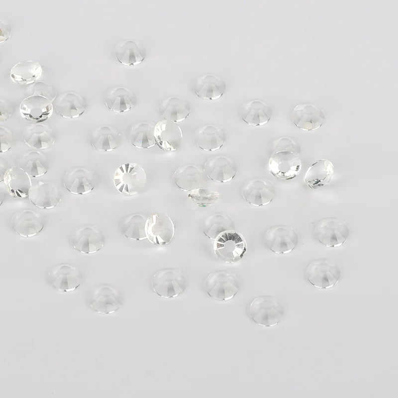 Factory Supply 1440 PCS Non Hotfix Glass Rhinestones Bulk Flatback Diamond Stone Crystal Rhinestone for Dress Nail