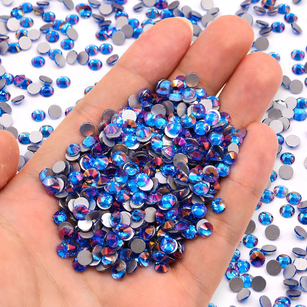 2024 New Design September New 23th Wholesale Rhinestone Non Hotfix Flat Back Crystal Glass  for Clothing